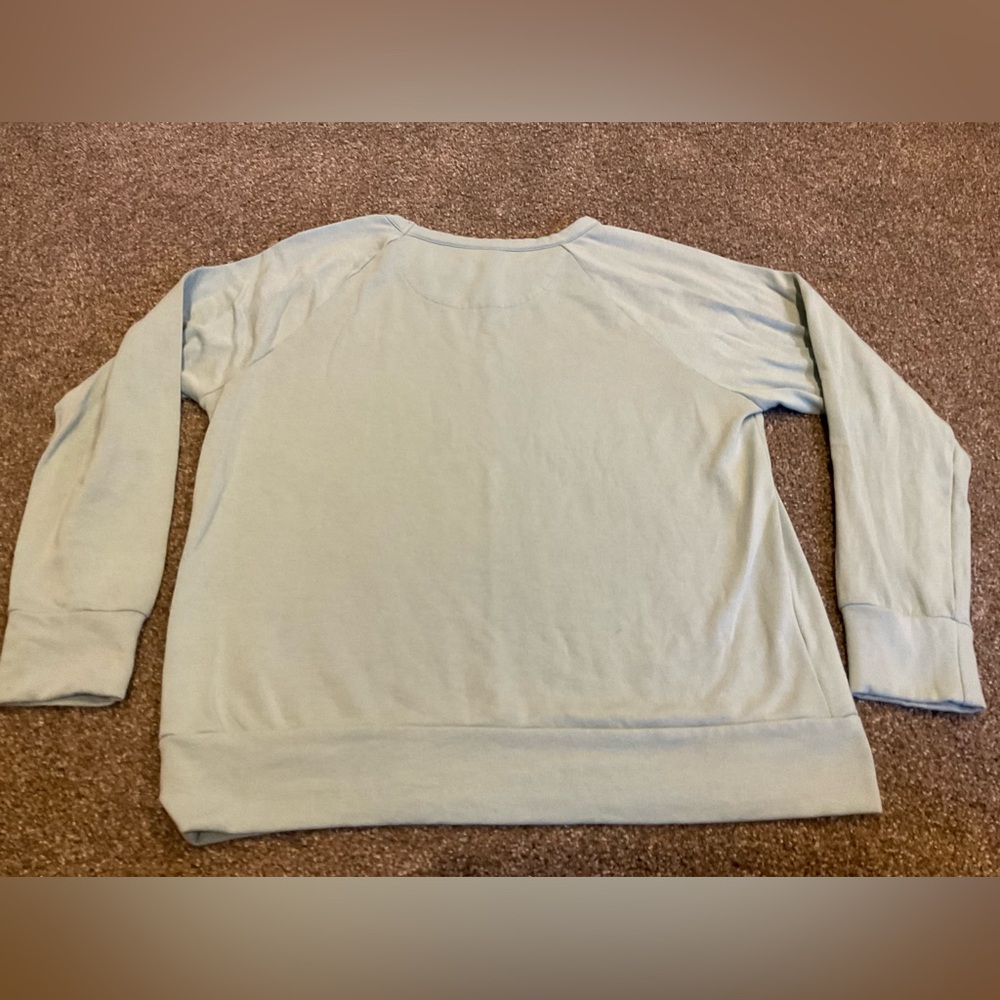 Eddie Bauer Size L Sweater Light Blue Pullover Basic‎ Everyday Casual Crew Neck